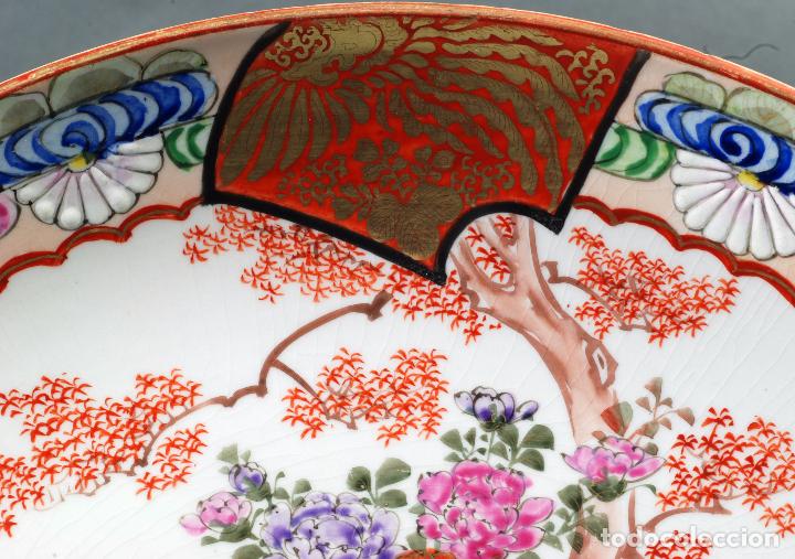 plato cerámica japonesa pintada kutani principi Comprar Porcelana