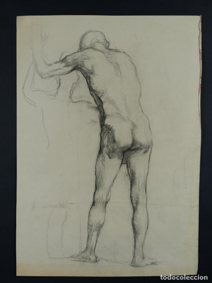 Dibujo Al Carboncillo Dorso Desnudo Masculino P Comprar Dibujos