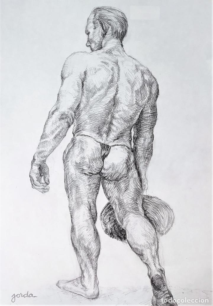 Desnudo Masculino Carboncillo Sobre Papel Fir Comprar Dibujos