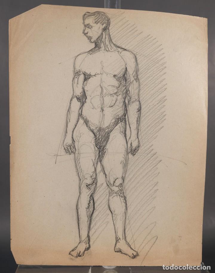 dibujo a lápiz desnudo masculino Comprar Dibujos Contemporáneos siglo