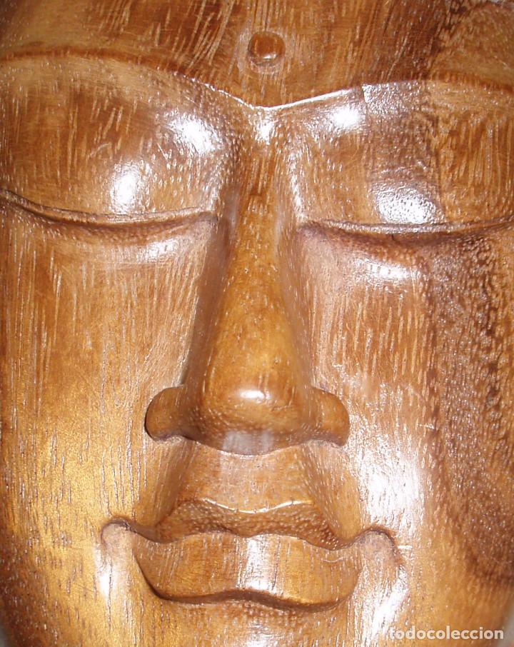 Buda Cabeza De Buda Madera Tallada Comprar Arte Tnico Antiguo