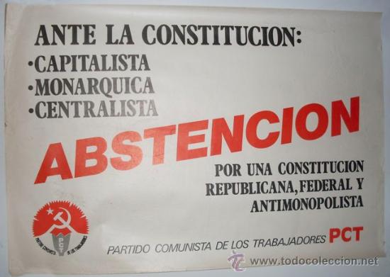 Cartel Pct Partido Comunista De Los Trabajado Vendido En Venta