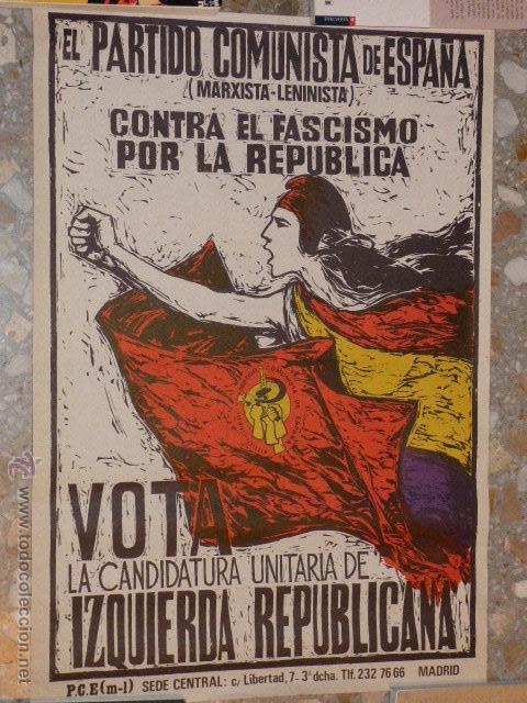 Cartel Politico Original Partido Comunista Vendido En Venta