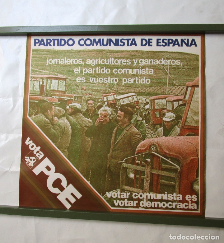 Cartel Poster 1977 Vota Pce Partido Comunista D Comprar Carteles