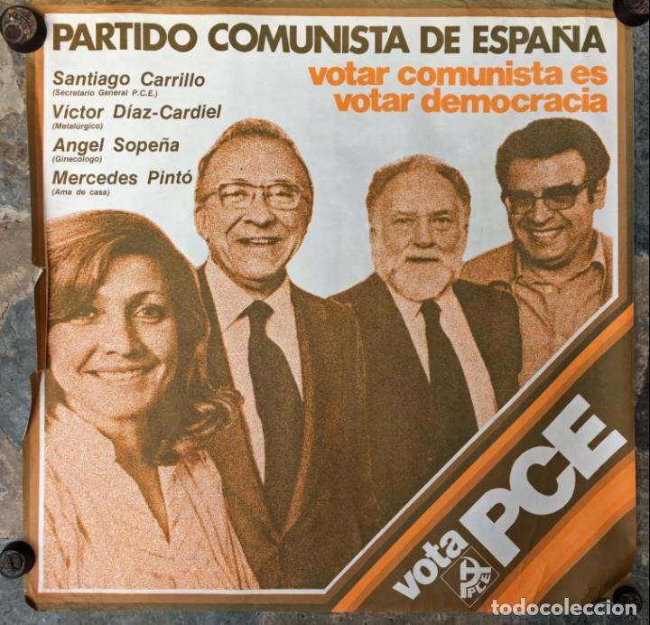 Cartel Partido Comunista De Espa A Vota Pce Vendido En Venta Directa