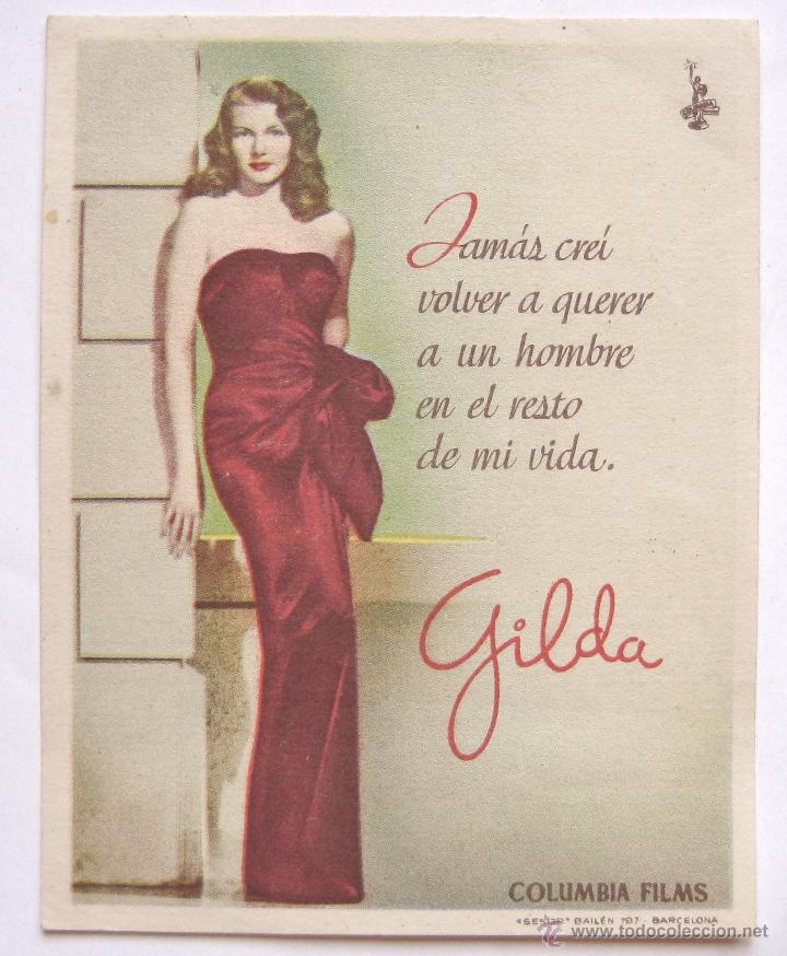 Resultado de imagen de frases de la película Gilda