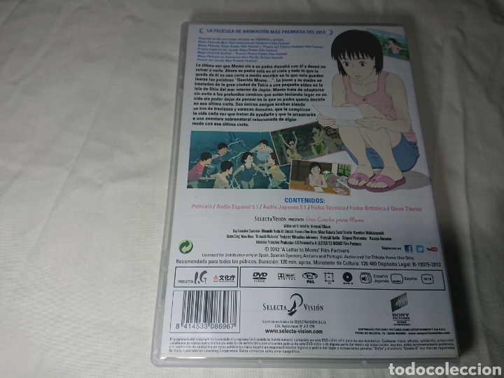 Una Carta Para Momo Dvd Selecta Visi N Hiro Comprar Pel Culas En