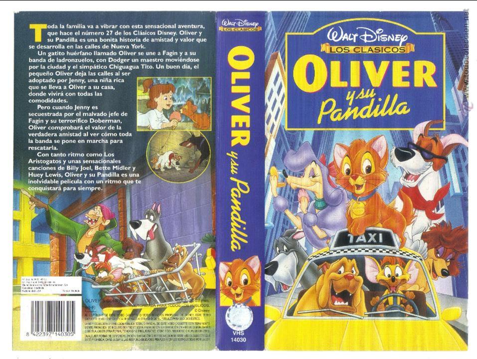 carátula walt disney clásicos oliver y su Comprar en