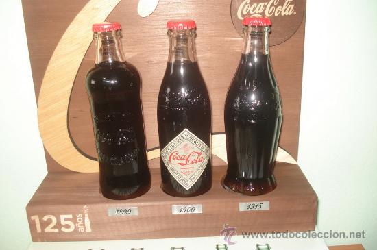 Tres botellas de coca cola de los años 1899 19 Vendido en Venta