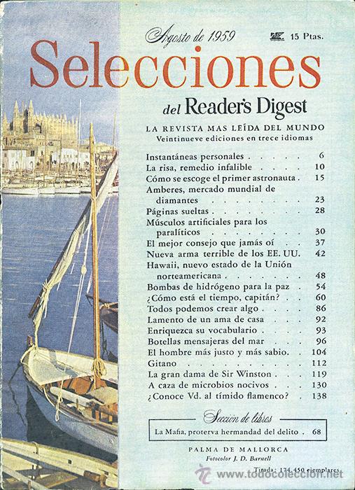 Revista Selecciones Reader S Digest A O Comprar Otras Revistas