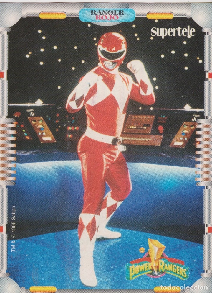 Supertele Power Rangers Comprar Cromos Antiguos En Todocoleccion