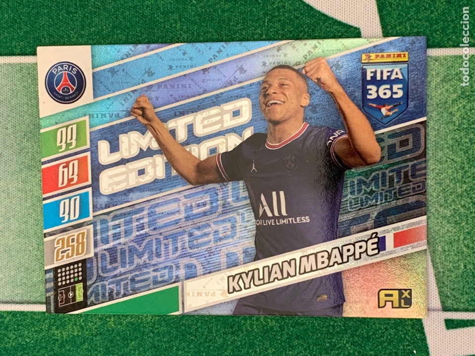 Mbappe Psg Limited Edition Adrenalyn Fifa Sold At Auction