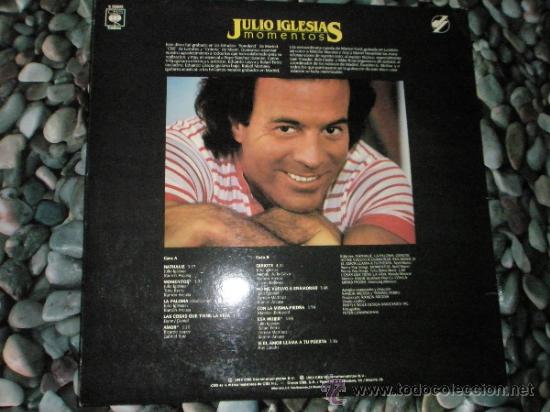 Lp Julio Iglesias Momentos Cbs 1982 Doble Carat Comprar Discos LP