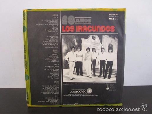 lp vinilo los iracundos 20 años exitos album 3l Comprar en