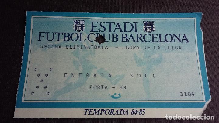 Entrada Ticket Fc Barcelona Vs Real Socied Vendido En Subasta