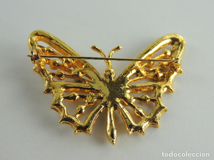 Precioso Broche Forma De Mariposa Decorada Con Comprar Broches