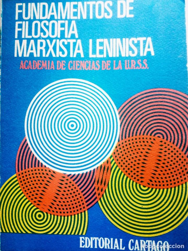 Fundamentos De Filosof A Marxista Leninista Ac Comprar Libros