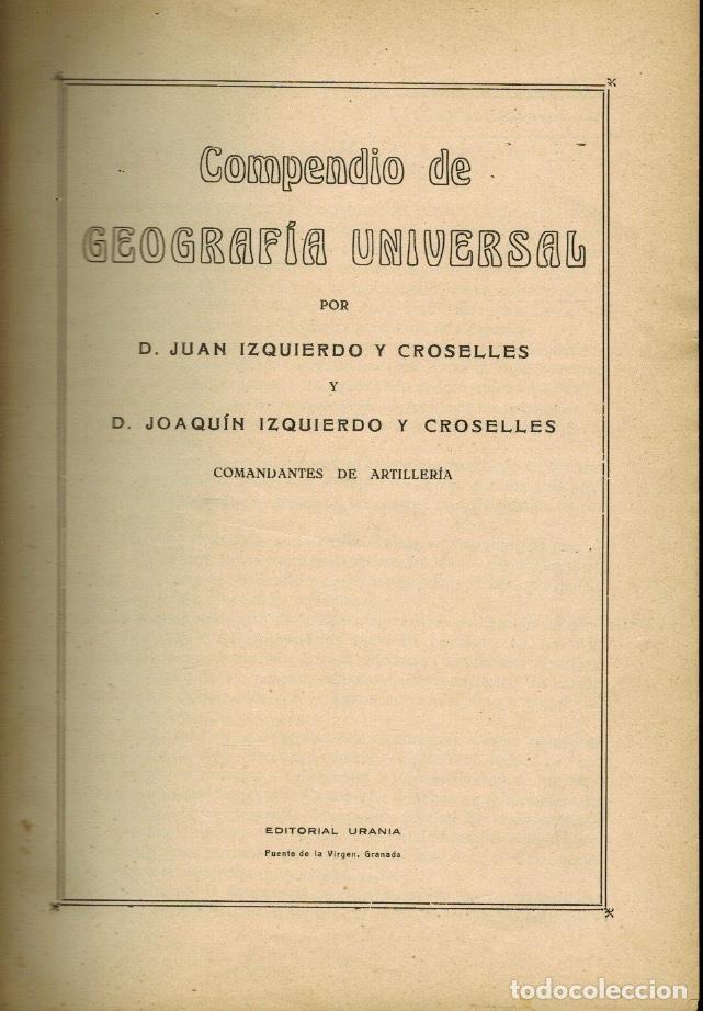 Compendio De Geograf A Universal Comprar Libros Antiguos De Geograf A