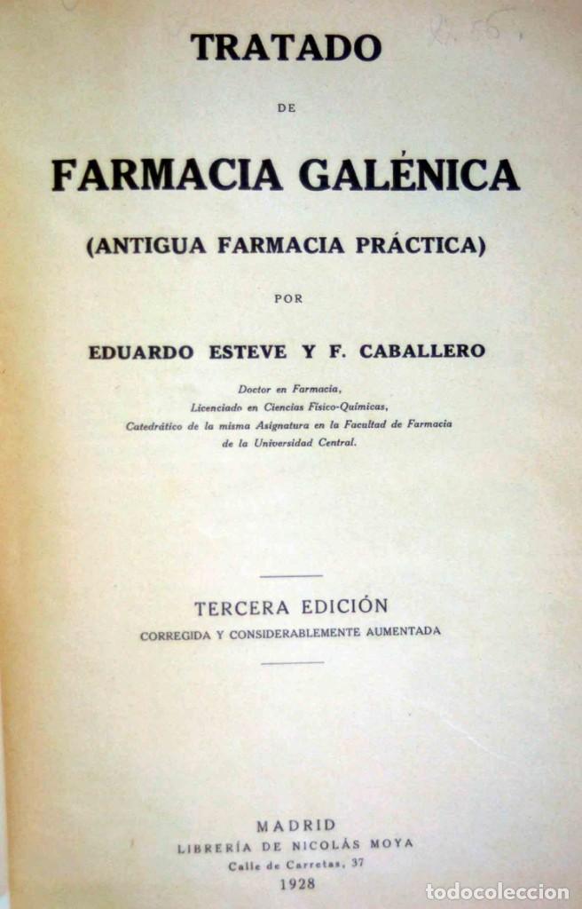 Tratado De Farmacia Gal Nica Antigua Farmacia Comprar Libros