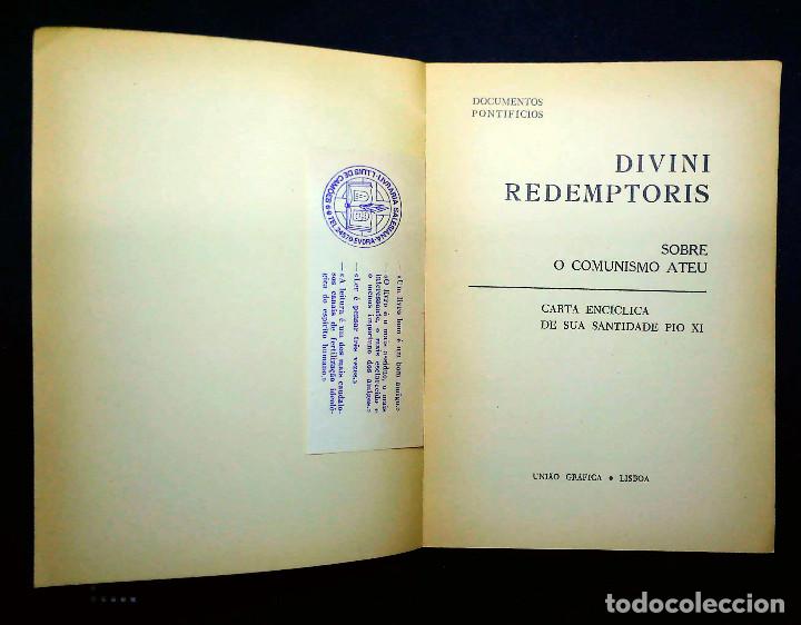 carta encíclica divini redemptoris del sumo pon Comprar Libros