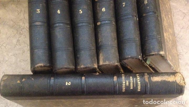 Libros antiguos: HISTOIRE DES GIRONDINS- A. LAMARTINE- 1848- Edit. FURNE- COQUEBERT (PARIS)- POR TOMOS- - Foto 14 - 83608256
