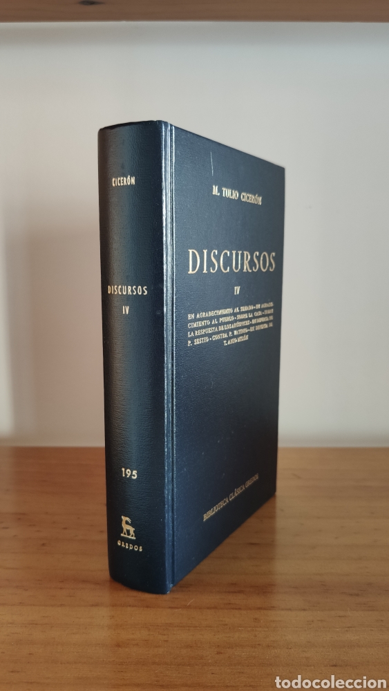 Cicer N Discursos Iv Biblioteca Cl Sica Gred Comprar Libros