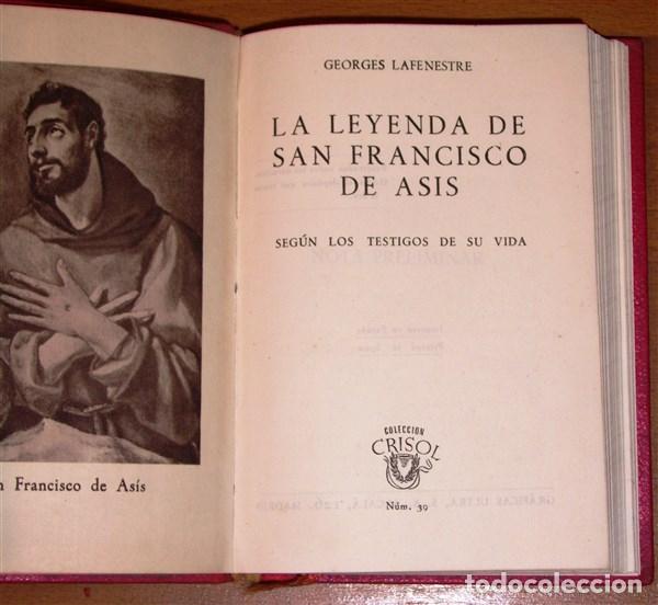 Lafenestre Georges La Leyenda De San Francisc Comprar Libros De