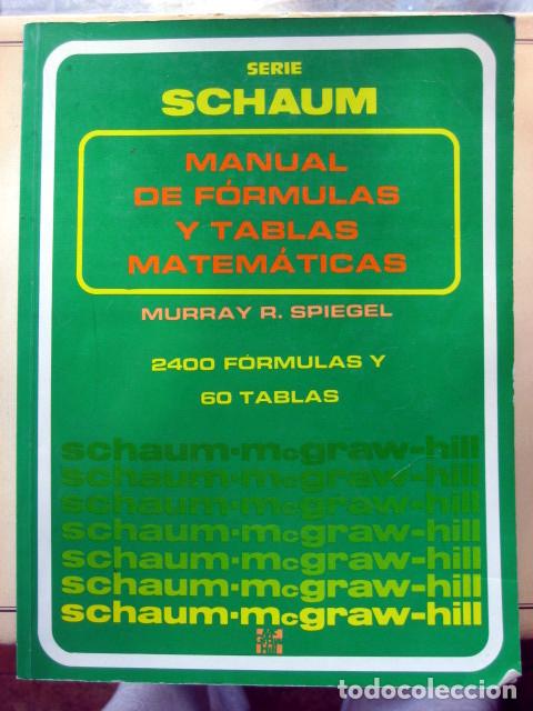 Serie schaum manual de fórmulas y tablas matem Vendido en Venta Hot Sex Picture