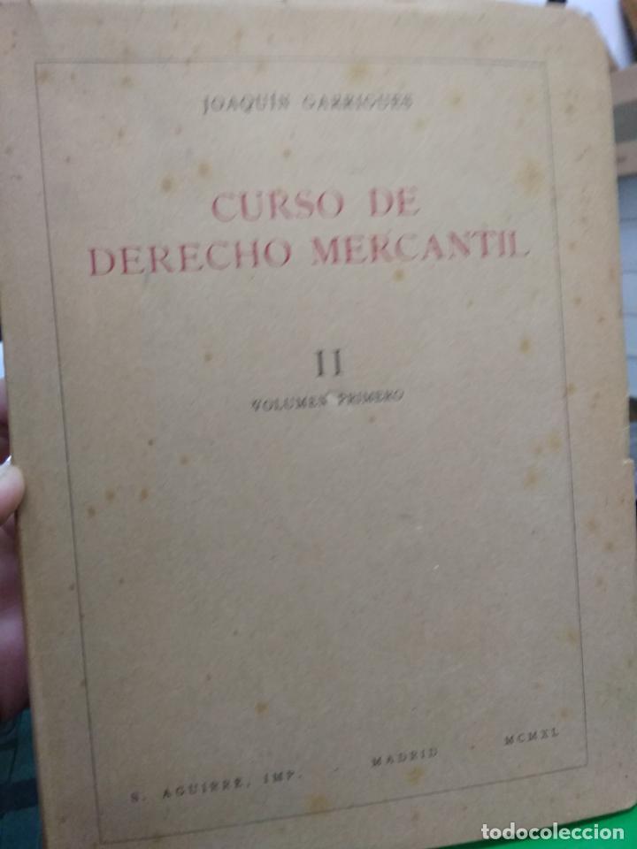 Curso De Derecho Mercantil Tomo Ii Volumen Pri Comprar Libros De