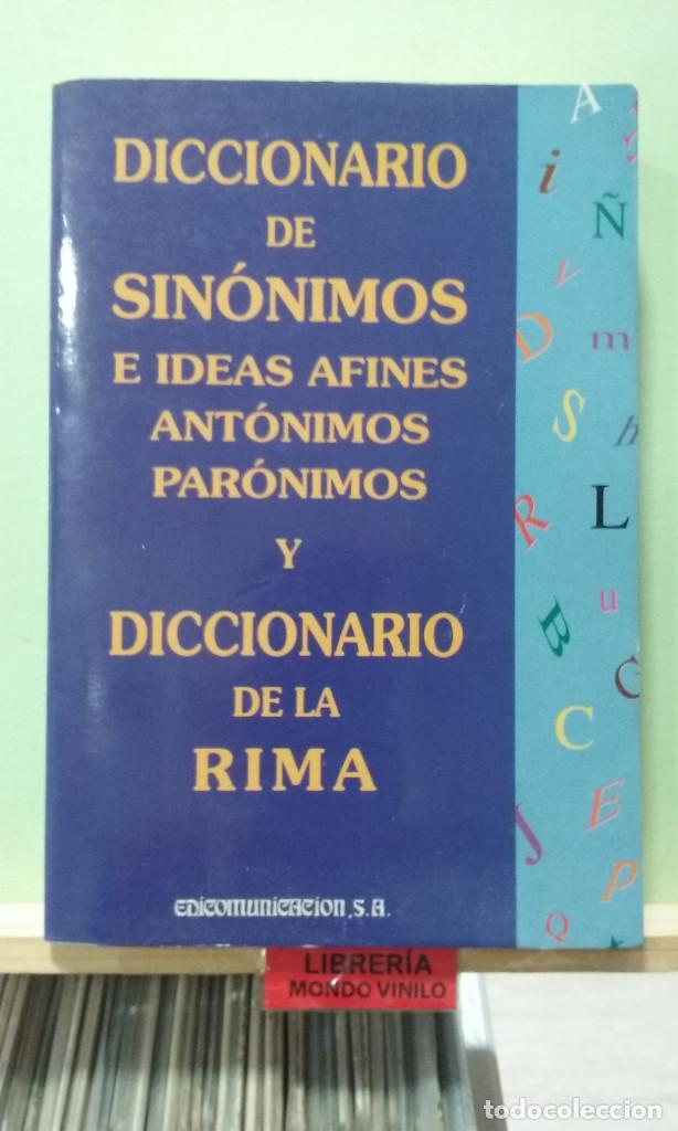 Diccionario De Sin Nimos E Ideas Afines Ant Ni Comprar Diccionarios