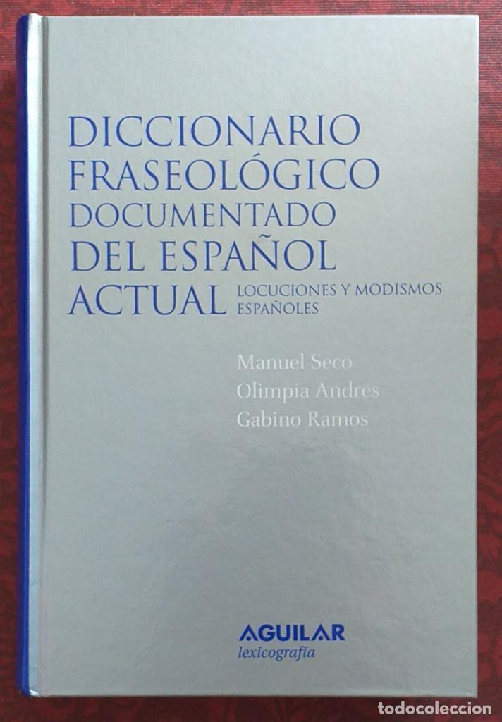 Diccionario Fraseol Gico Documentado Del Espa O Comprar Diccionarios