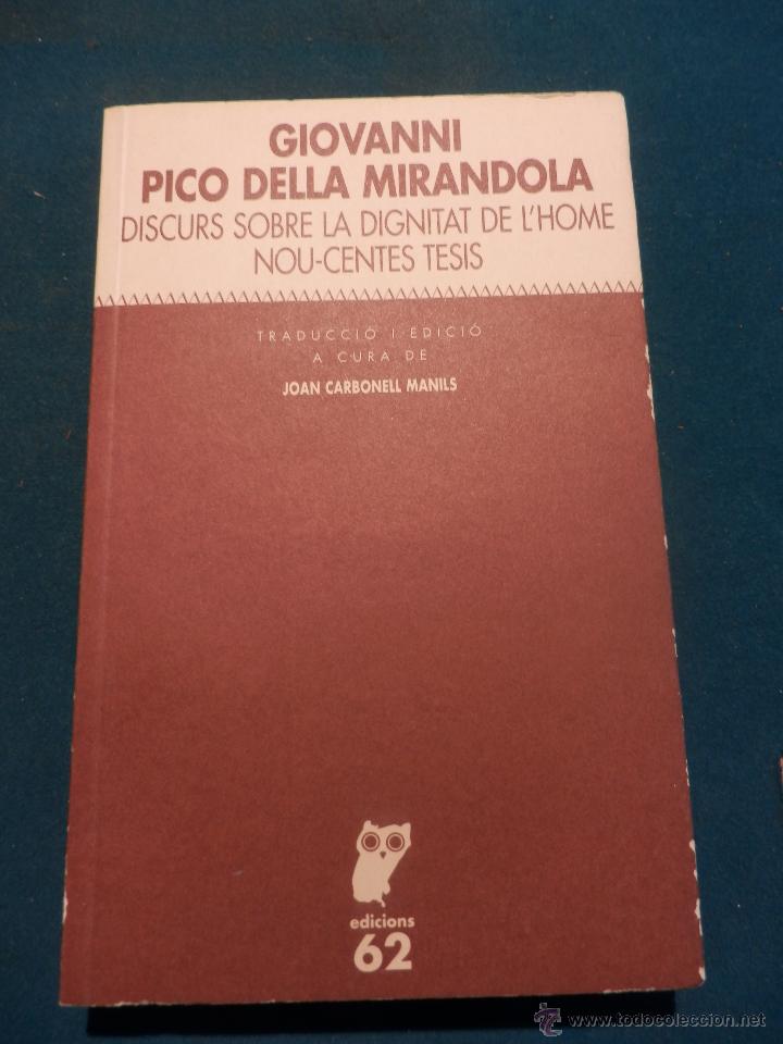 Resultado de imagen de pico della mirandola discurs sobre la dignitat de l'home
