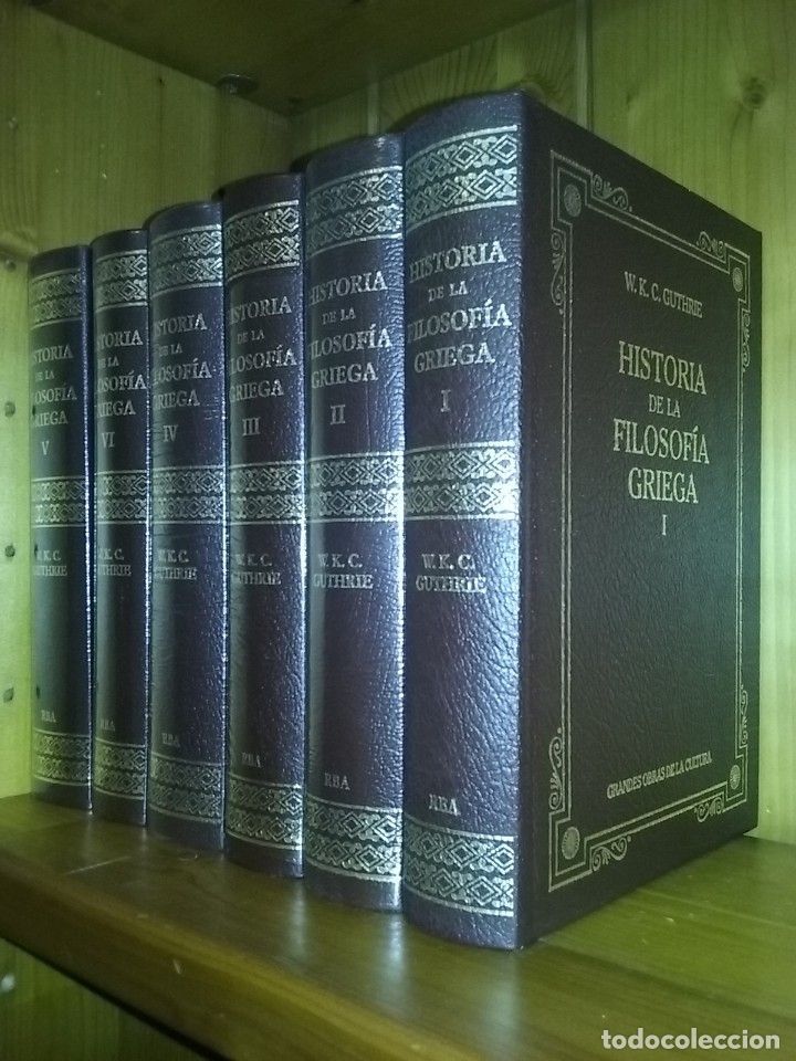 Historia De La Filosofia Griega W K C Guthrie Vendido En Venta