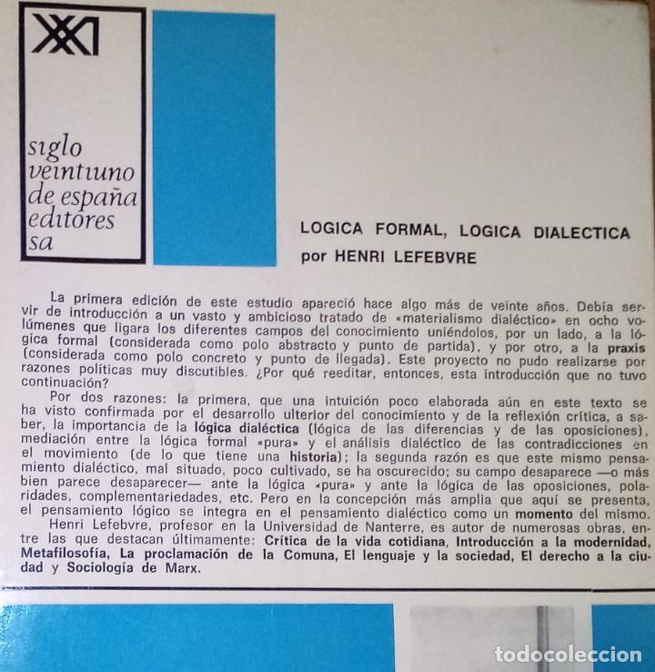 Henri Lefebvre L Gica Formal L Gica Dial Cti Comprar Libros De