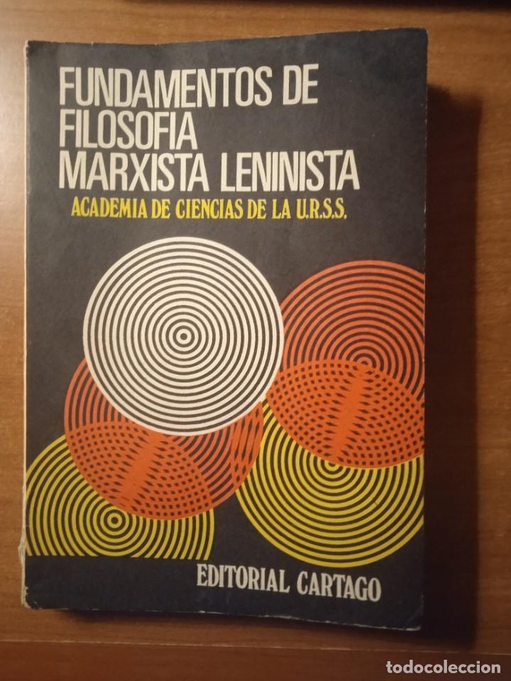 Fundamentos De Filosofia Marxista Leninista A Comprar Libros De