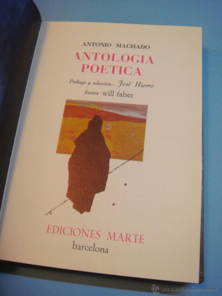 libro antonio machado antología poetica 1973 Comprar Libros de