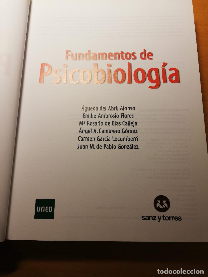 Libro Fundamentos De Psicobiologia Uned Segunda Mano Leer Un Libro