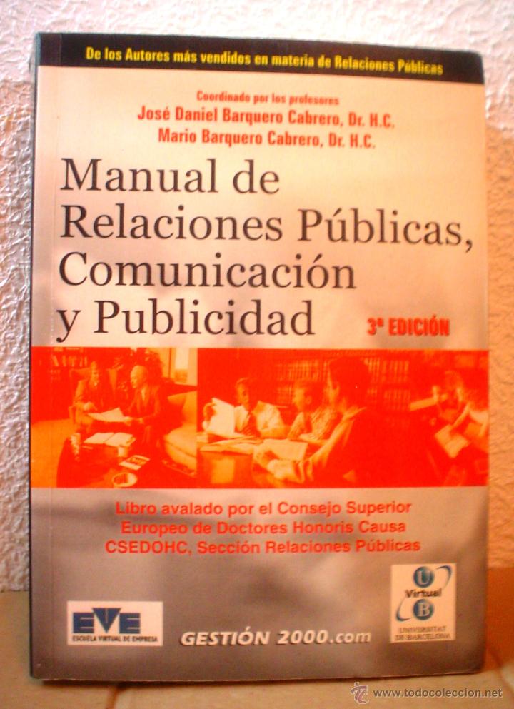 Manual De Relaciones Publicas Comunicacion Y Pu Comprar En