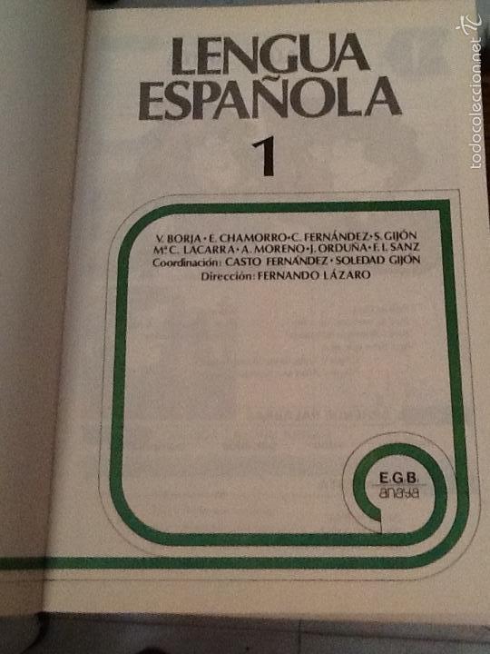 Lengua Espa Ola Egb Editorial Anaya Nuevo Comprar Libros De