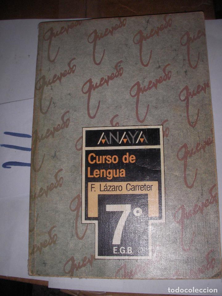 antiguo libro de texto lengua 7º egb Comprar Libros de texto en