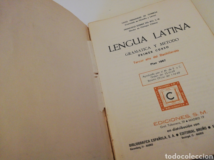 Libro Latin S M Lengua Latina Gram Tica Y M Comprar Libros De