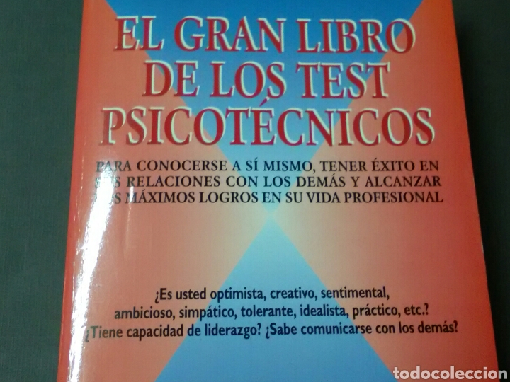 el gran libro de los test psicotécnicos ed de Comprar Libros sin