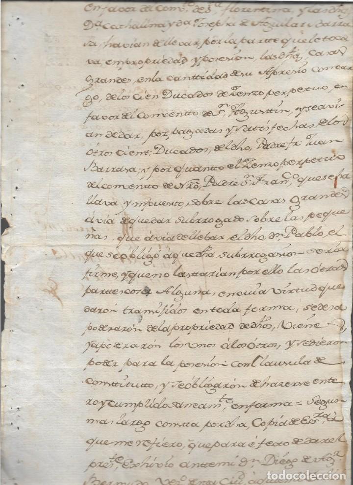 documento manuscrito del año 17o6 con sello c Comprar Manuscritos