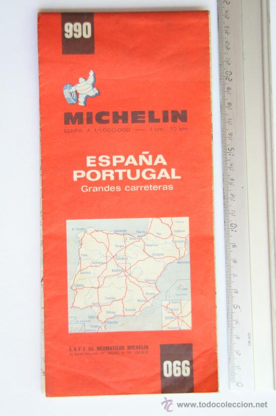 Mapa De Carreteras Desplegable Michelin Es Vendido En Venta