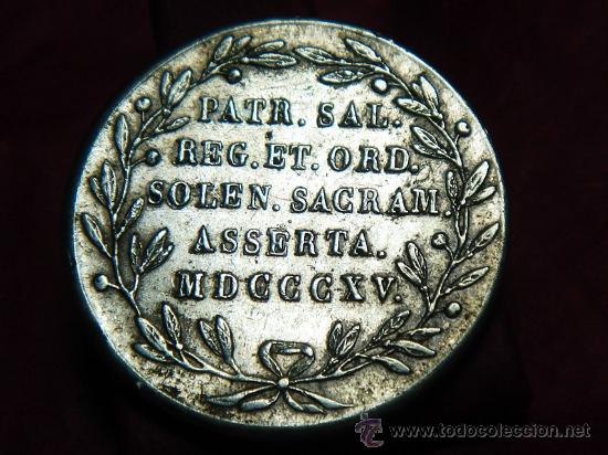 Medallas históricas: medalla de Guillermo de Nassau,año 1840,plata - Foto 2 - 21871466