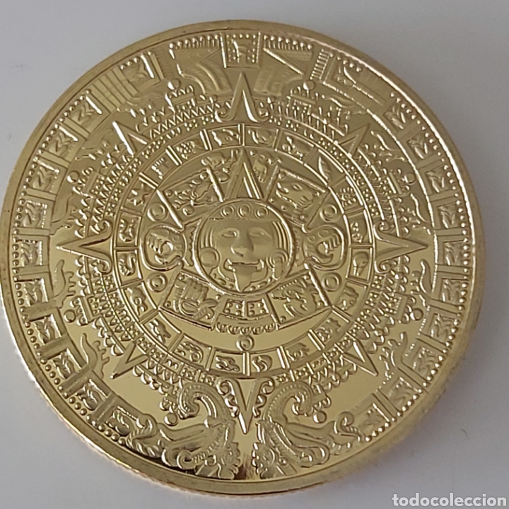 Magn Fica Moneda De Oro Azteca Ref S M Comprar Medallas Hist Ricas