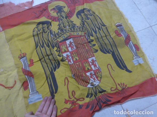 Antigua Bandera Espa Ola Franquista Epoca De F Comprar Coleccionismo