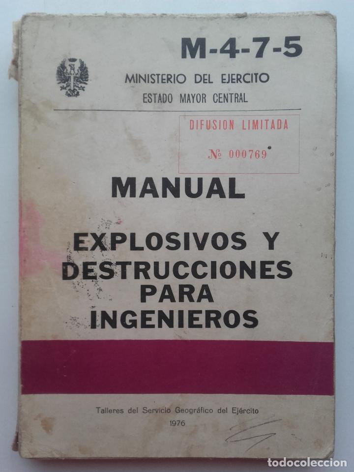 Manual Explosivos Y Destrucciones Para Ingenie Vendido En Venta