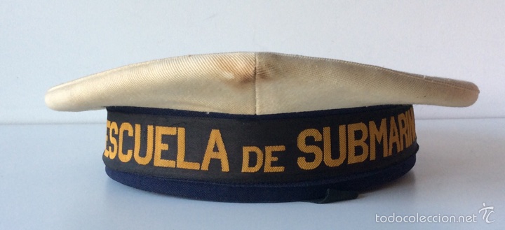 Militaria: Lepanto de la Armada de Escuela de Submarinos. Años 50/60, buen fabricante de gorras de Marina - Foto 1 - 61031690