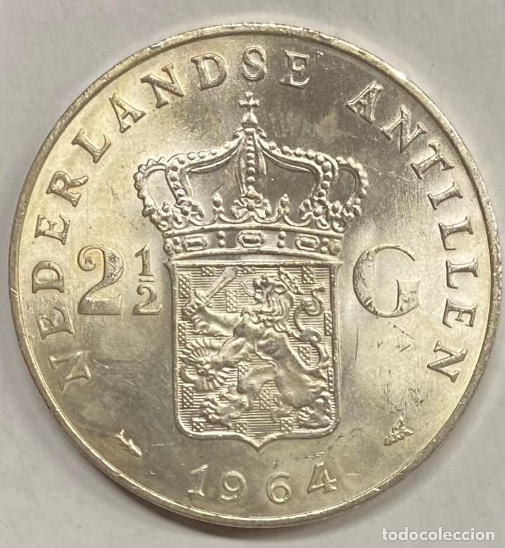 Antillas Holandesas Moneda De Plata De 2 5 Flo Comprar Monedas